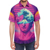 Tidalus Button Down Shirt - Vaporwave Clothing - Aesthetic Clothing