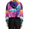 Tidalus Cropped Hoodie - Vaporwave Clothing - Aesthetic Clothing
