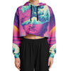 Tidalus Cropped Hoodie - Vaporwave Clothing - Aesthetic Clothing