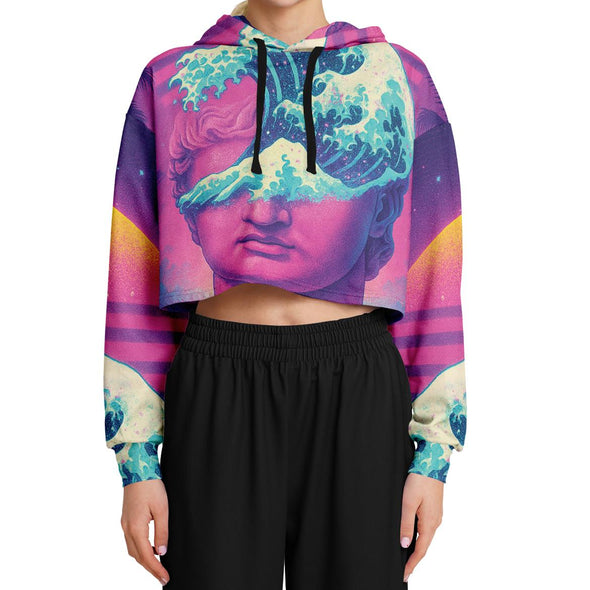 Tidalus Cropped Hoodie - Vaporwave Clothing - Aesthetic Clothing