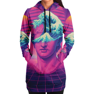 Tidalus Hoodie Dress - Vaporwave Clothing - Aesthetic Clothing