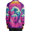 Tidalus Long Sleeve Polo - Vaporwave Clothing - Aesthetic Clothing