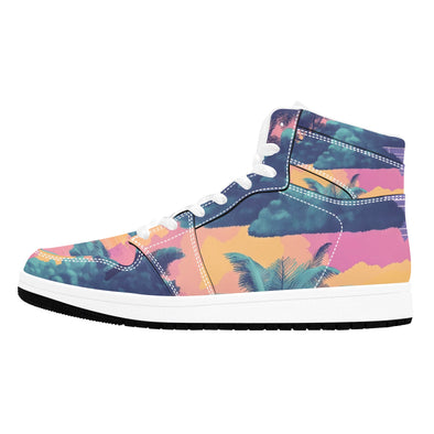 Canopy Women's High Top Sneakers - Vaporwave Clothing - Aesthetic Clothing