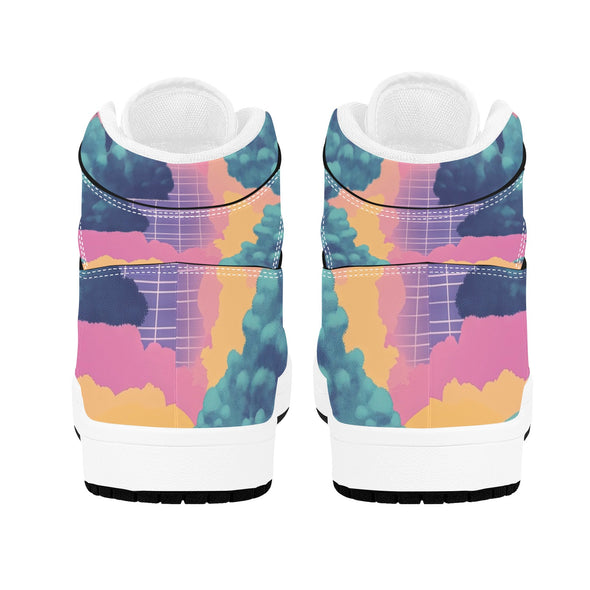 Canopy Men's High Top Sneakers - Vaporwave Clothing - Aesthetic Clothing