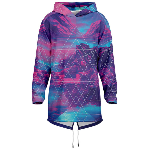 Liminal Longline Hoodie - Vaporwave Clothing - Aesthetic Clothing