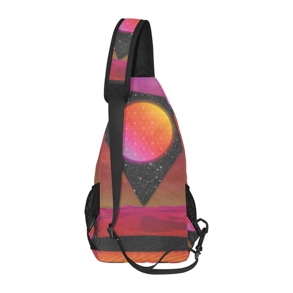 Desert Continuum Sling Bag - Vaporwave Clothing - Aesthetic Clothing