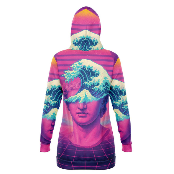 Tidalus Hoodie Dress - Vaporwave Clothing - Aesthetic Clothing