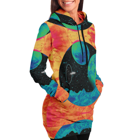 Juncture Hoodie Dress - Vaporwave Clothing - Aesthetic Clothing