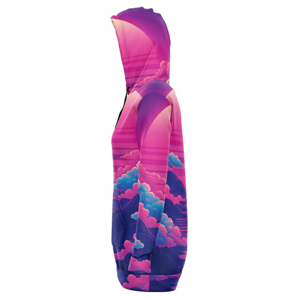 Duskwave Hoodie Dress - Vaporwave Clothing - Aesthetic Clothing