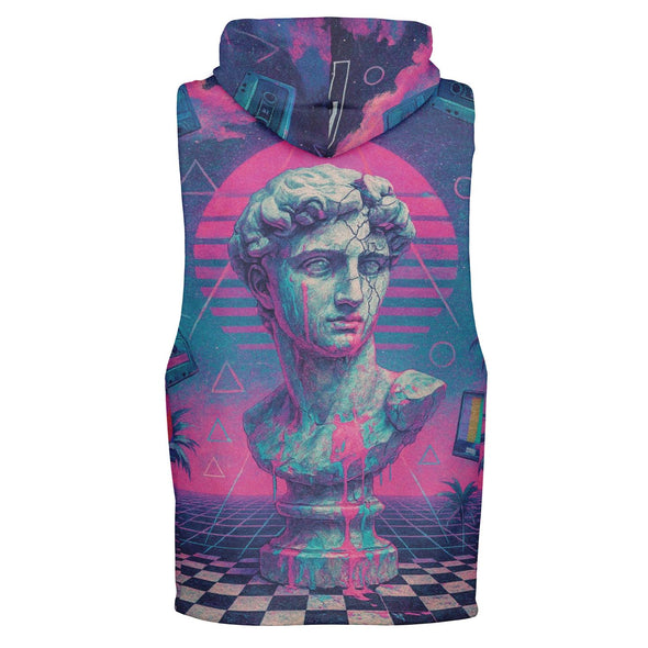 Anachron Tank Hoodie - Vaporwave Clothing - Aesthetic Clothing