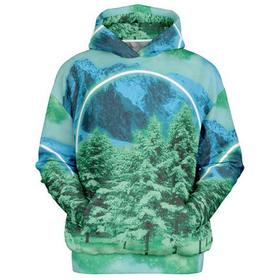 Minty Wonderland Heavy Hoodie - Vaporwave Clothing - Aesthetic Clothing