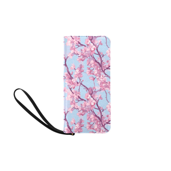 Cherry Blossom Wristlet Wallet - Vaporwave Clothing - Aesthetic Clothing