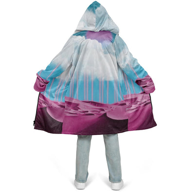 Electric Desert Zip Cloak - Vaporwave Clothing - Aesthetic Clothing
