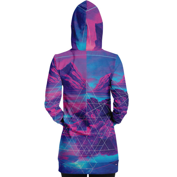 Liminal Hoodie Dress - Vaporwave Clothing - Aesthetic Clothing