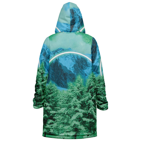Minty Wonderland Zip Cloak - Vaporwave Clothing - Aesthetic Clothing