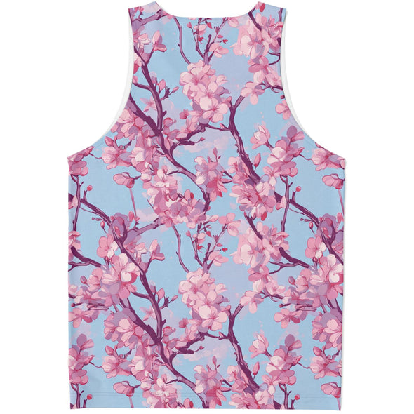 Cherry Blossom Tank Top - Vaporwave Clothing - Aesthetic Clothing