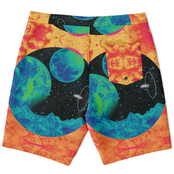 Juncture Board Shorts - Vaporwave Clothing - Aesthetic Clothing