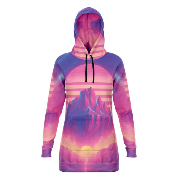 Aerolith Hoodie Dress - Vaporwave Clothing - Aesthetic Clothing