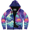 Neonami Sherpa Hoodie - Vaporwave Clothing - Aesthetic Clothing