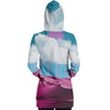 Electric Desert Hoodie Dress - Vaporwave Clothing - Aesthetic Clothing