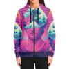 Tidalus Zip Hoodie - Vaporwave Clothing - Aesthetic Clothing