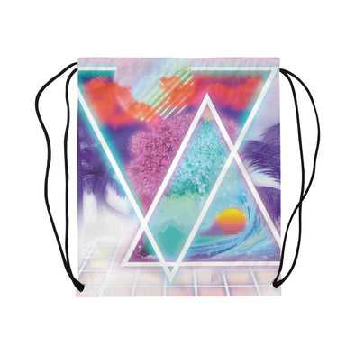 Dimensions Collide Drawstring Bag - Vaporwave Clothing - Aesthetic Clothing