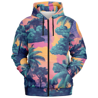 Canopy Zip Hoodie - Vaporwave Clothing - Aesthetic Clothing