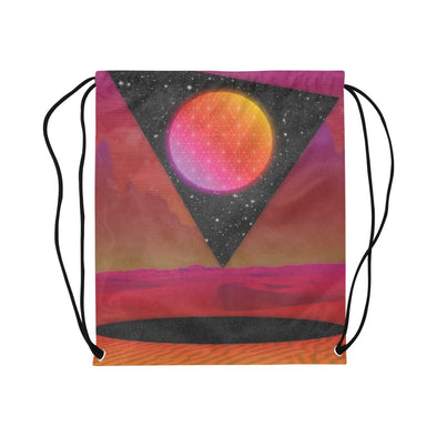 Desert Continuum Drawstring Bag - Vaporwave Clothing - Aesthetic Clothing