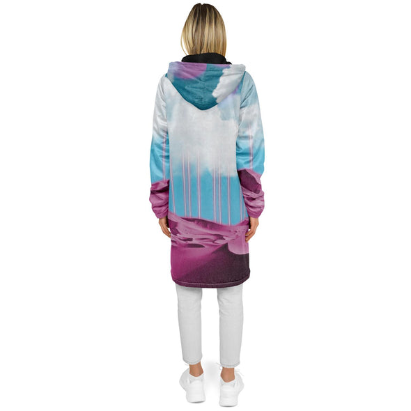 Electric Desert Zip Cloak - Vaporwave Clothing - Aesthetic Clothing