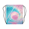 Grid Tide Drawstring Bag - Vaporwave Clothing - Aesthetic Clothing