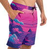 Duskwave Board Shorts - Vaporwave Clothing - Aesthetic Clothing