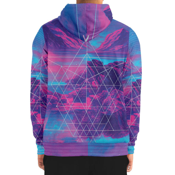 Liminal Zip Hoodie - Vaporwave Clothing - Aesthetic Clothing