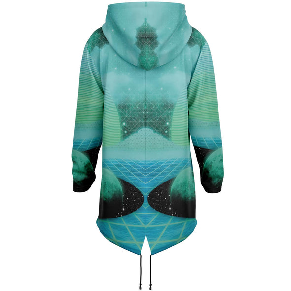 The Merge Longline Hoodie - Vaporwave Clothing - Aesthetic Clothing