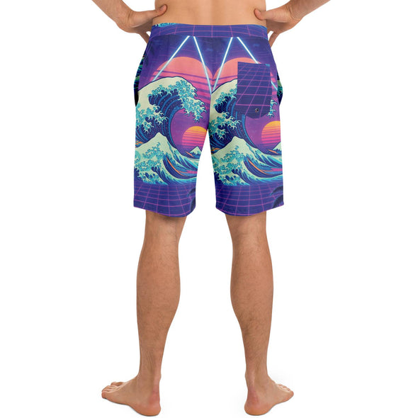 Neonami Board Shorts - Vaporwave Clothing - Aesthetic Clothing