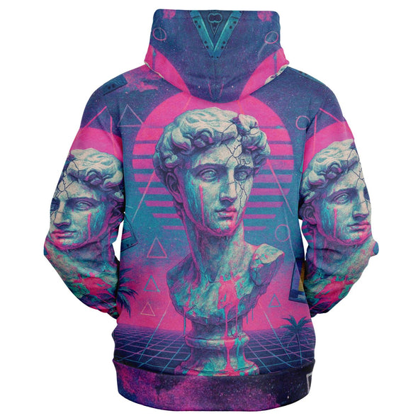 Anachron Zip Hoodie - Vaporwave Clothing - Aesthetic Clothing