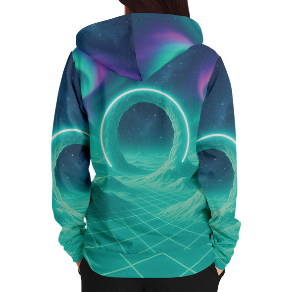 Astral Gateway Zip Hoodie - Vaporwave Clothing - Aesthetic Clothing