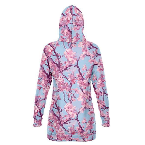 Cherry Blossom Hoodie Dress - Vaporwave Clothing - Aesthetic Clothing