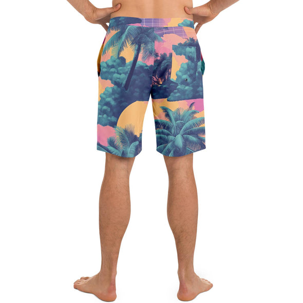 Canopy Board Shorts - Vaporwave Clothing - Aesthetic Clothing