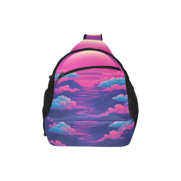 Duskwave Sling Bag - Vaporwave Clothing - Aesthetic Clothing
