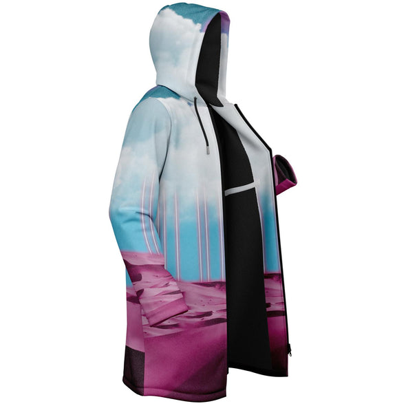 Electric Desert Zip Cloak - Vaporwave Clothing - Aesthetic Clothing