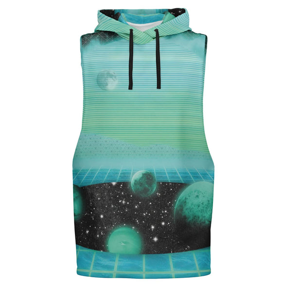 The Merge Tank Hoodie - Vaporwave Clothing - Aesthetic Clothing