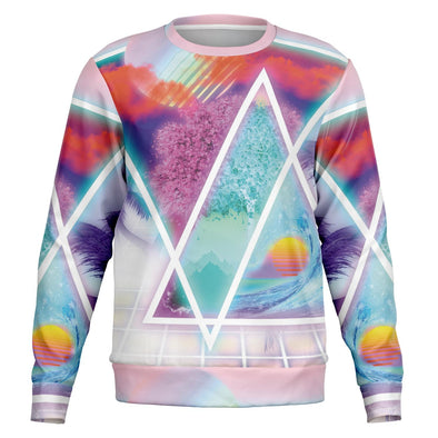Dimensions Collide Sweatshirt - Vaporwave Clothing - Aesthetic Clothing