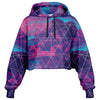 Liminal Cropped Hoodie - Vaporwave Clothing - Aesthetic Clothing
