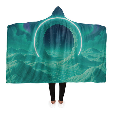 Astral Gateway Hooded Blanket - Vaporwave Clothing - Aesthetic Clothing