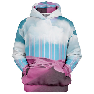 Electric Desert Heavy Hoodie - Vaporwave Clothing - Aesthetic Clothing