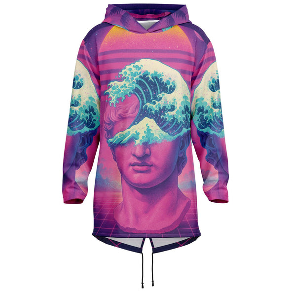 Tidalus Longline Hoodie - Vaporwave Clothing - Aesthetic Clothing