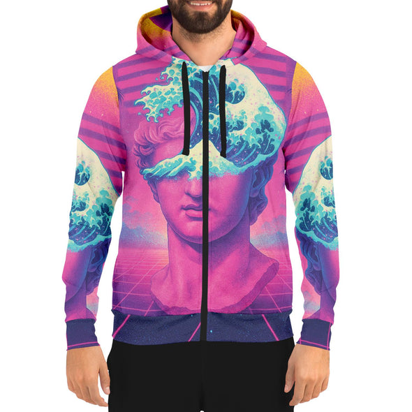 Tidalus Zip Hoodie - Vaporwave Clothing - Aesthetic Clothing