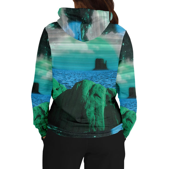 Emerald Canyon Hoodie - Vaporwave Clothing - Aesthetic Clothing