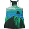 Emerald Canyon Racerback Tank Top - Vaporwave Clothing - Aesthetic Clothing