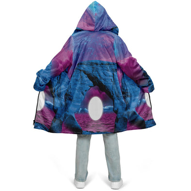 The Visitor Zip Cloak - Vaporwave Clothing - Aesthetic Clothing